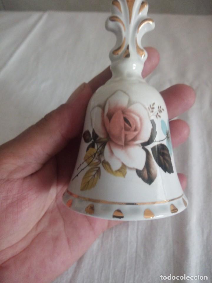Antigüedades: Preciosa campana de porcelana. - Foto 6 - 213428345