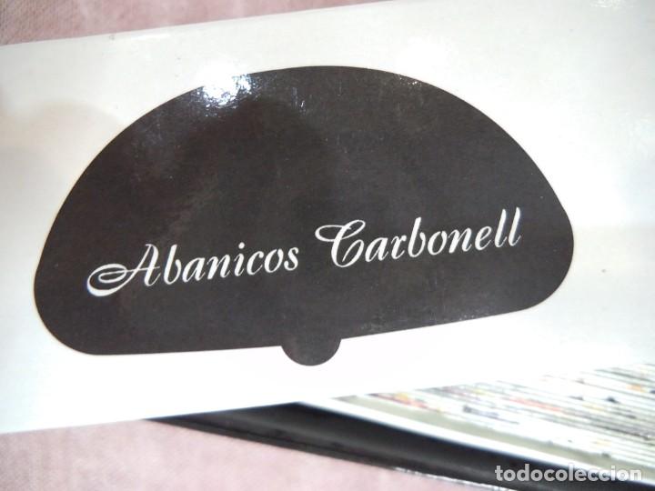 Antig&uuml;edades: ABANICO CARBONELL -BLANCO- - Foto 9