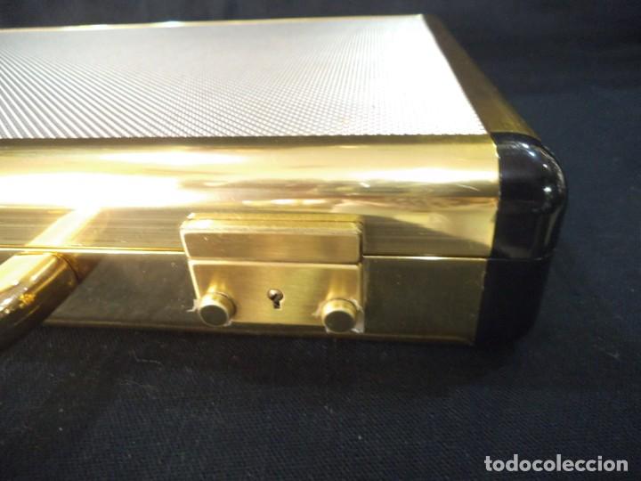 Antig&uuml;edades: MALET&Iacute;N ALUMINIO -DORADO- - Foto 4