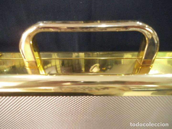 Antig&uuml;edades: MALET&Iacute;N ALUMINIO -DORADO- - Foto 5
