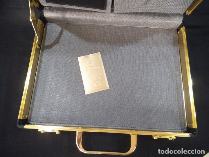 Antig&uuml;edades: MALET&Iacute;N ALUMINIO -DORADO- - Foto 8