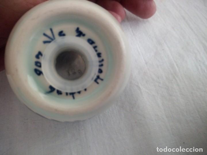 Antigüedades: Bonito salero y pimentero de porcelana delf holanda. - Foto 6 - 213447282