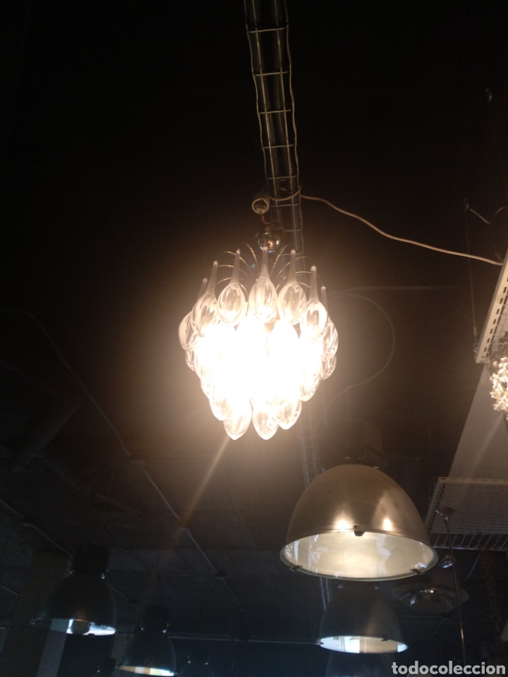 Antig&uuml;edades: Lampara cristal de murano - Foto 7