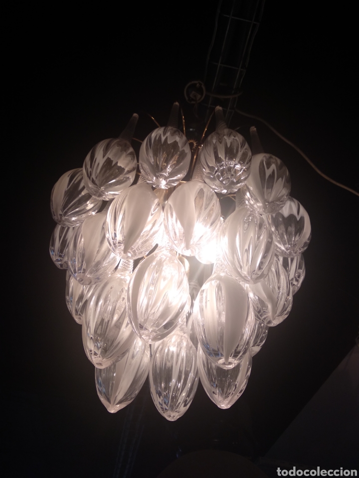 Antig&uuml;edades: Lampara cristal de murano - Foto 11