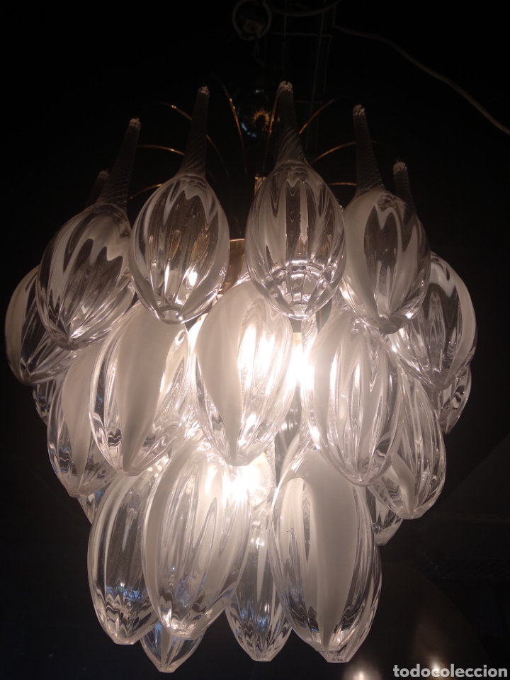 Antig&uuml;edades: Lampara cristal de murano - Foto 14