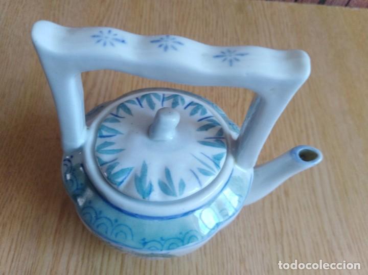 Antig&uuml;edades: Tetera de porcelana (630) - Foto 2