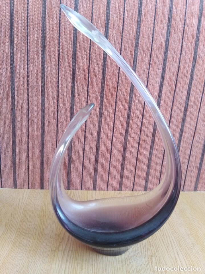 Antig&uuml;edades: Figura de cristal. (630) - Foto 1