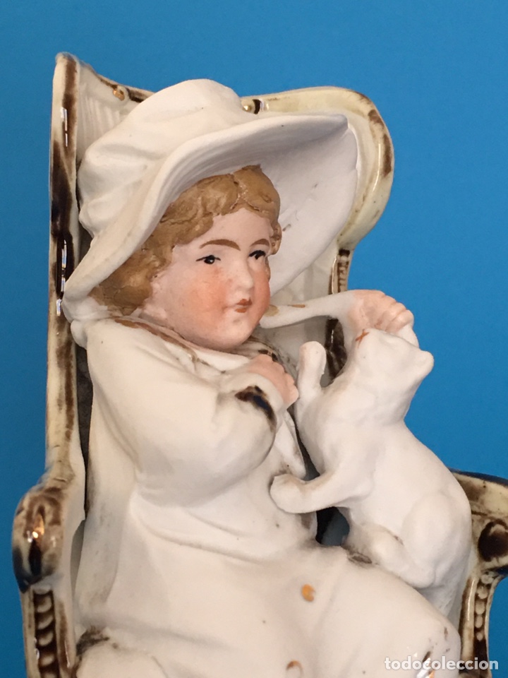 Antig&uuml;edades: FIGURA ANTIGUA DE BISCUIT - Foto 4