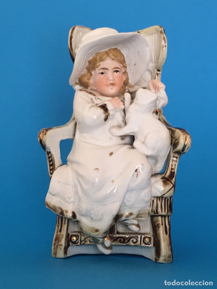 Antig&uuml;edades: FIGURA ANTIGUA DE BISCUIT - Foto 6