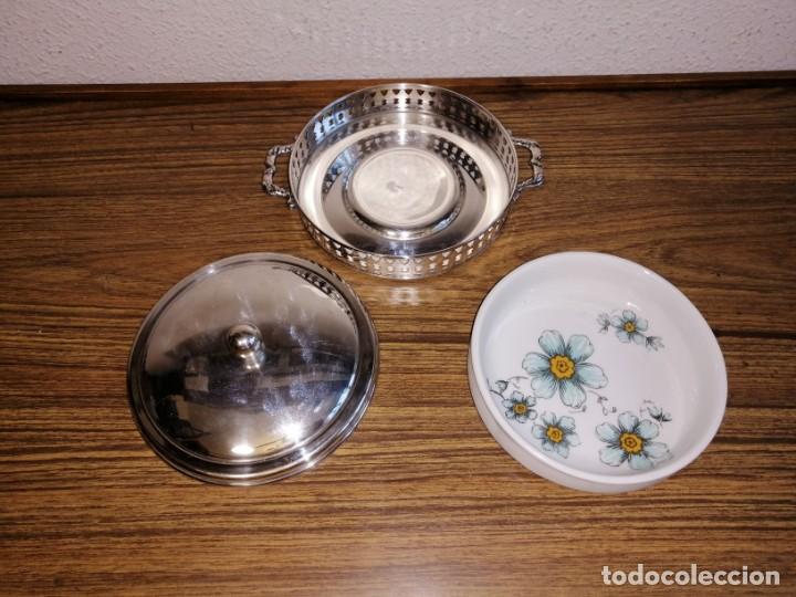 Antig&uuml;edades: BANDEJA DE Servir DE 3 PIEZAS - Foto 1