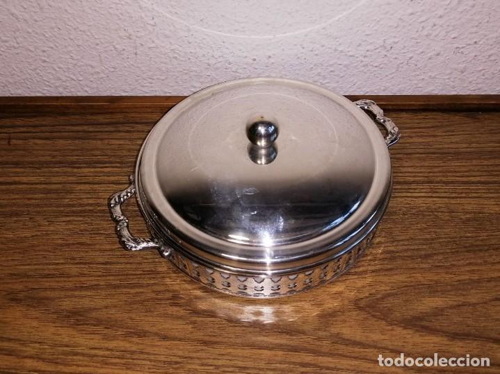 Antig&uuml;edades: BANDEJA DE Servir DE 3 PIEZAS - Foto 3