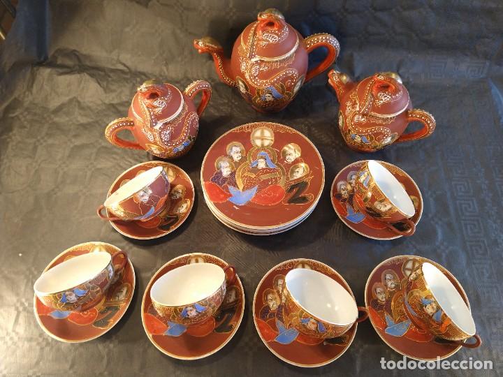 juego de te. porcelana japonesa esmaltada y dec - Acheter Porcelaine et  céramique japonaise ancienne sur todocoleccion