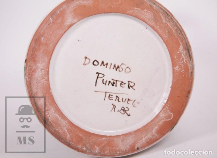 Antigüedades: Gran Jarra / Jarrón de Cerámica, Firmado Domingo Punter - Año 1982 - Altura 34 cm - Foto 3 - 213699891