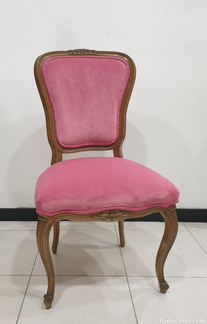 Antig&uuml;edades: SILLA ESTILO LUIS XV - Foto 1