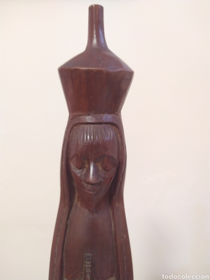 Antig&uuml;edades: Virgen madera - Foto 2