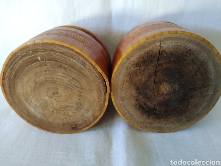 Antig&uuml;edades: PAREJA DE TIBORES CON TARACEA - Foto 3