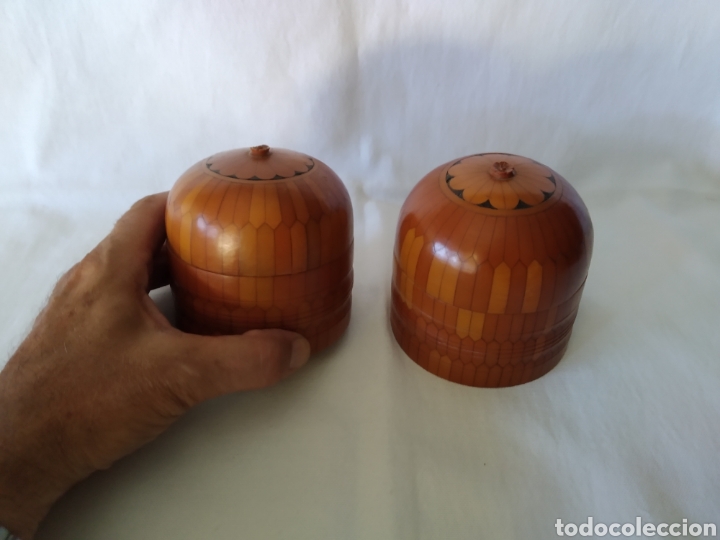 Antig&uuml;edades: PAREJA DE TIBORES CON TARACEA - Foto 7