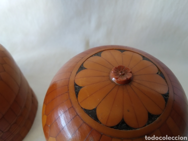 Antig&uuml;edades: PAREJA DE TIBORES CON TARACEA - Foto 9