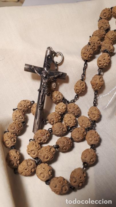 Antig&uuml;edades: ROSARIO. SIGLO XIX. PLATA. - Foto 2