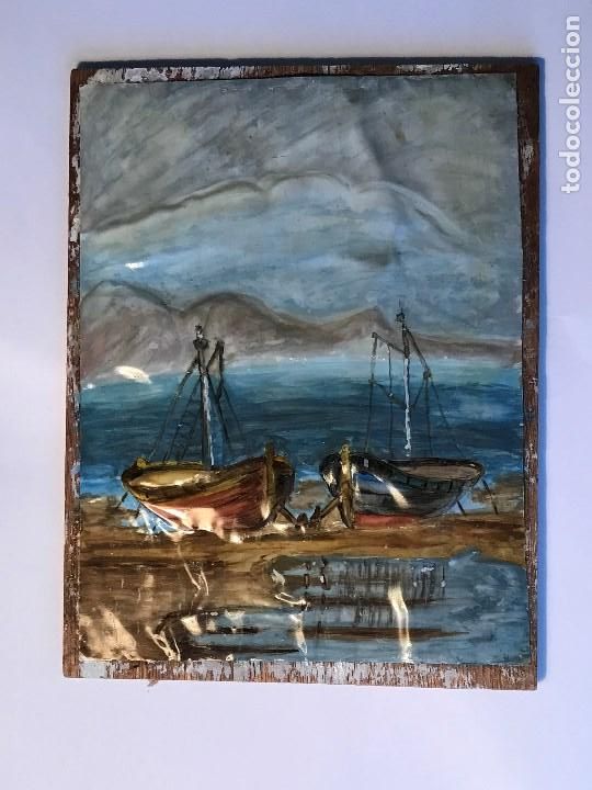 Antig&uuml;edades: Placa de esmalte Marina, que mide 17 X 12,6 cm. - Foto 3