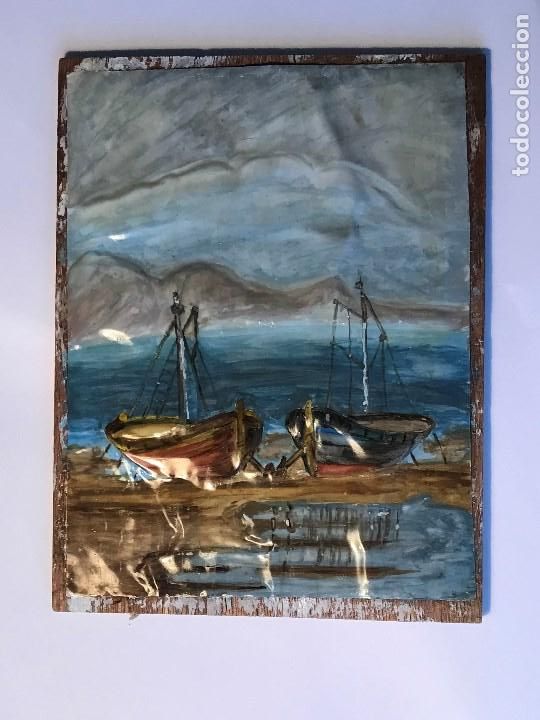 Antig&uuml;edades: Placa de esmalte Marina, que mide 17 X 12,6 cm. - Foto 5