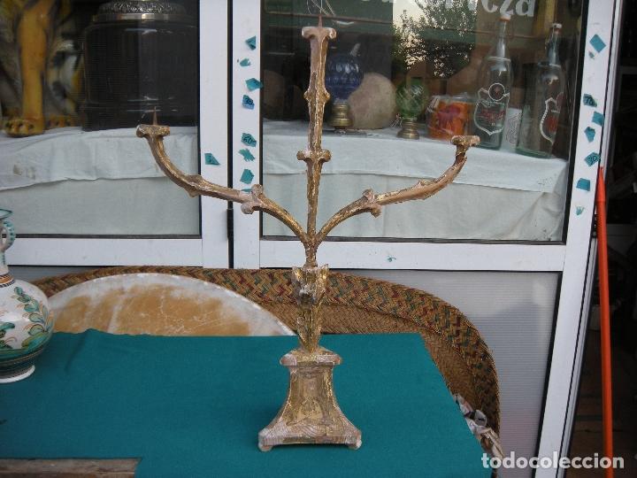 Antig&uuml;edades: RARO CANDELABRO ANTERIOR AL S. XX - Foto 8