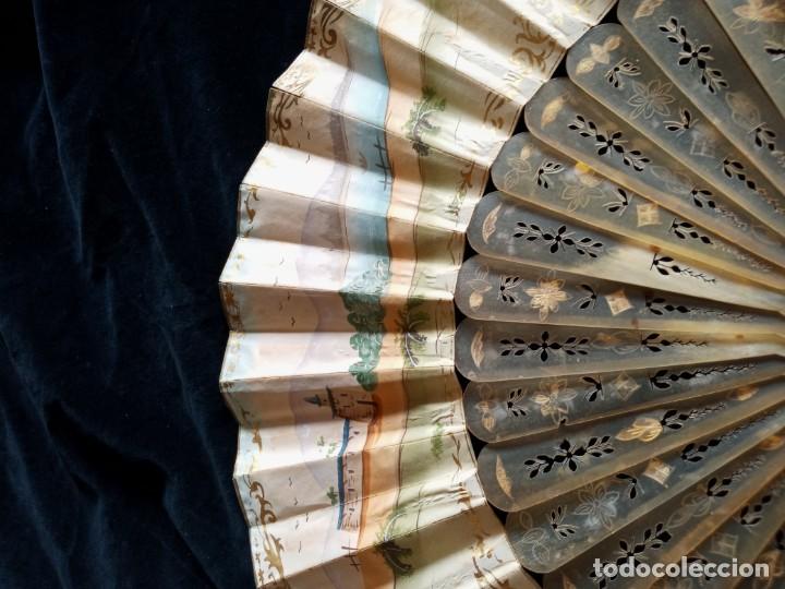 Antig&uuml;edades: Abanico isabelino S.XIX - Foto 4