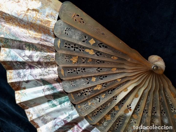 Antig&uuml;edades: Abanico isabelino S.XIX - Foto 6