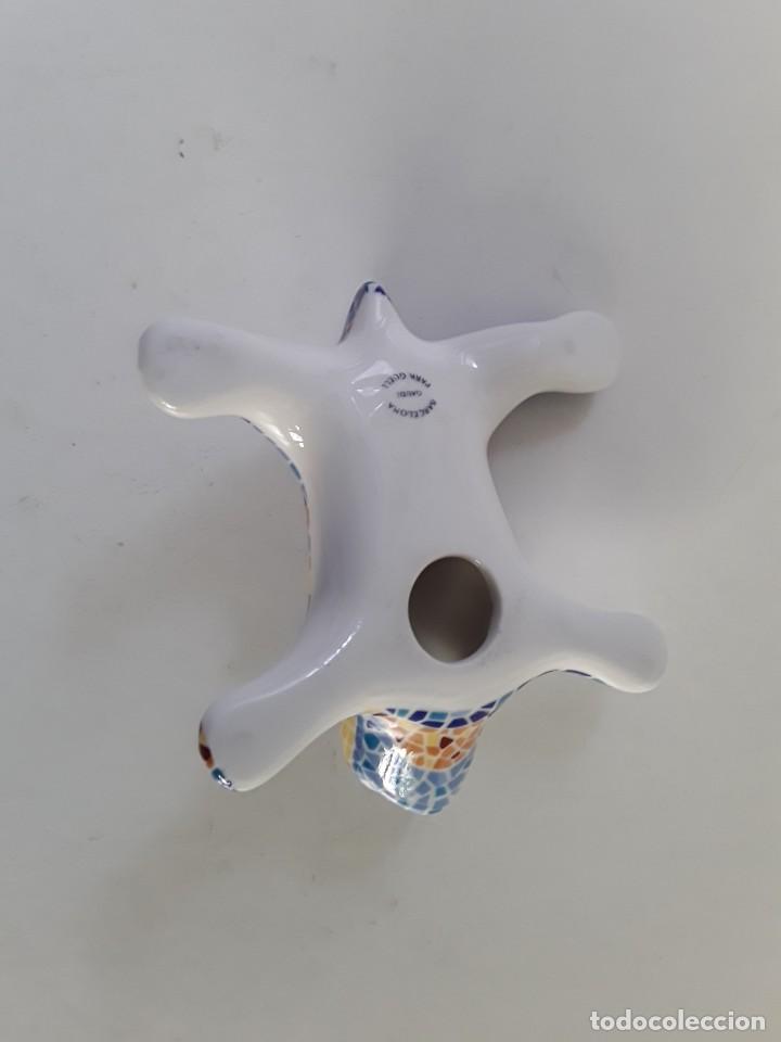 Antig&uuml;edades: SALAMANDRA EN PORCELANA PARQUE GUELL, GAUDI - Foto 6