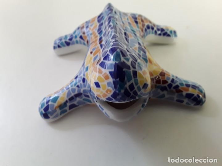 Antig&uuml;edades: SALAMANDRA EN PORCELANA PARQUE GUELL, GAUDI - Foto 7