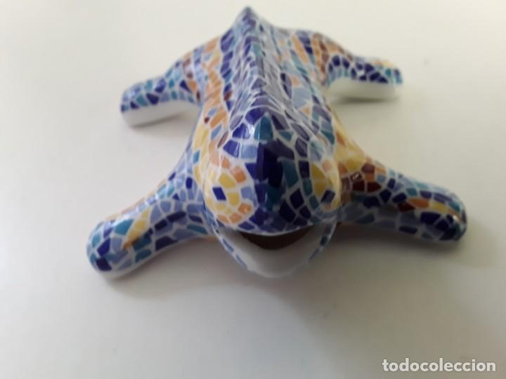 Antig&uuml;edades: SALAMANDRA EN PORCELANA PARQUE GUELL, GAUDI - Foto 8