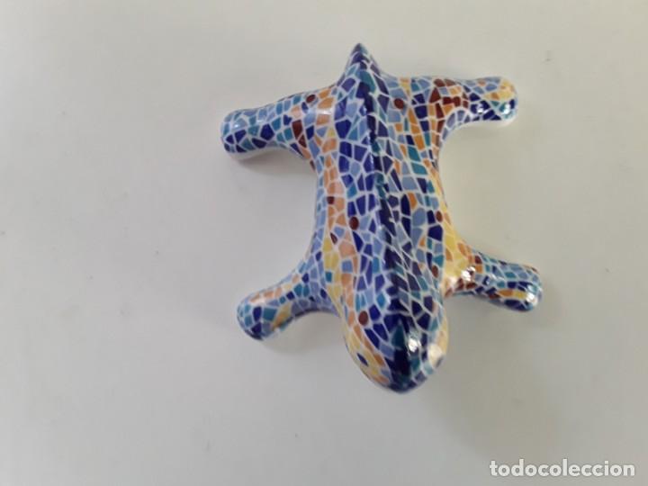 Antig&uuml;edades: SALAMANDRA EN PORCELANA PARQUE GUELL, GAUDI - Foto 9