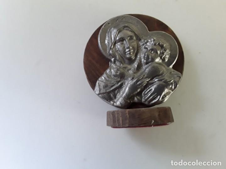Antig&uuml;edades: VIRGEN EN METAL ESTA&Ntilde;O Y MADERA - Foto 6