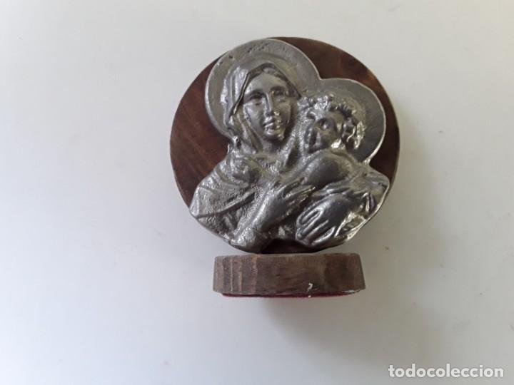 Antig&uuml;edades: VIRGEN EN METAL ESTA&Ntilde;O Y MADERA - Foto 8