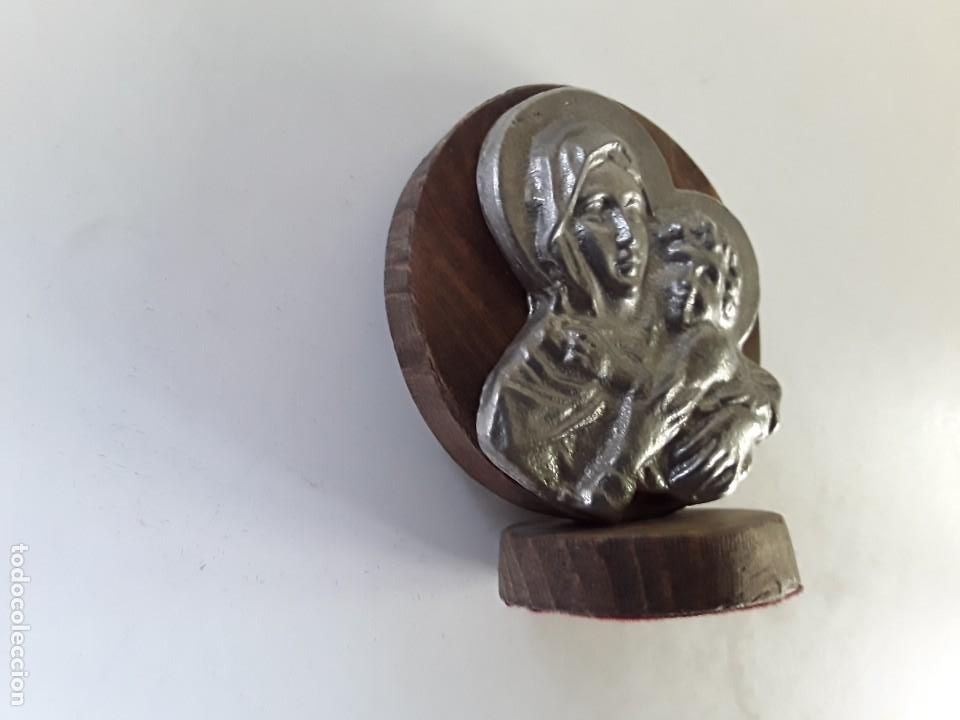 Antig&uuml;edades: VIRGEN EN METAL ESTA&Ntilde;O Y MADERA - Foto 9