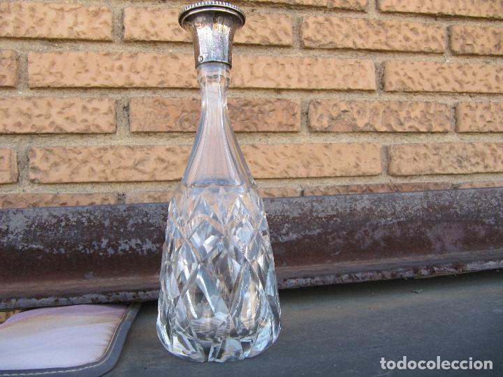 Antig&uuml;edades: Botella perfumero de vidrio tallado - Foto 7