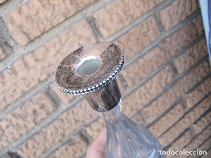 Antig&uuml;edades: Botella perfumero de vidrio tallado - Foto 12