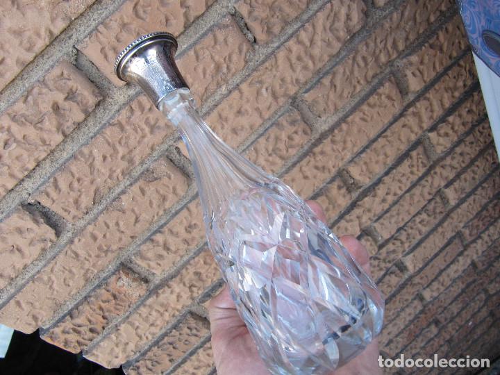 Antig&uuml;edades: Botella perfumero de vidrio tallado - Foto 15