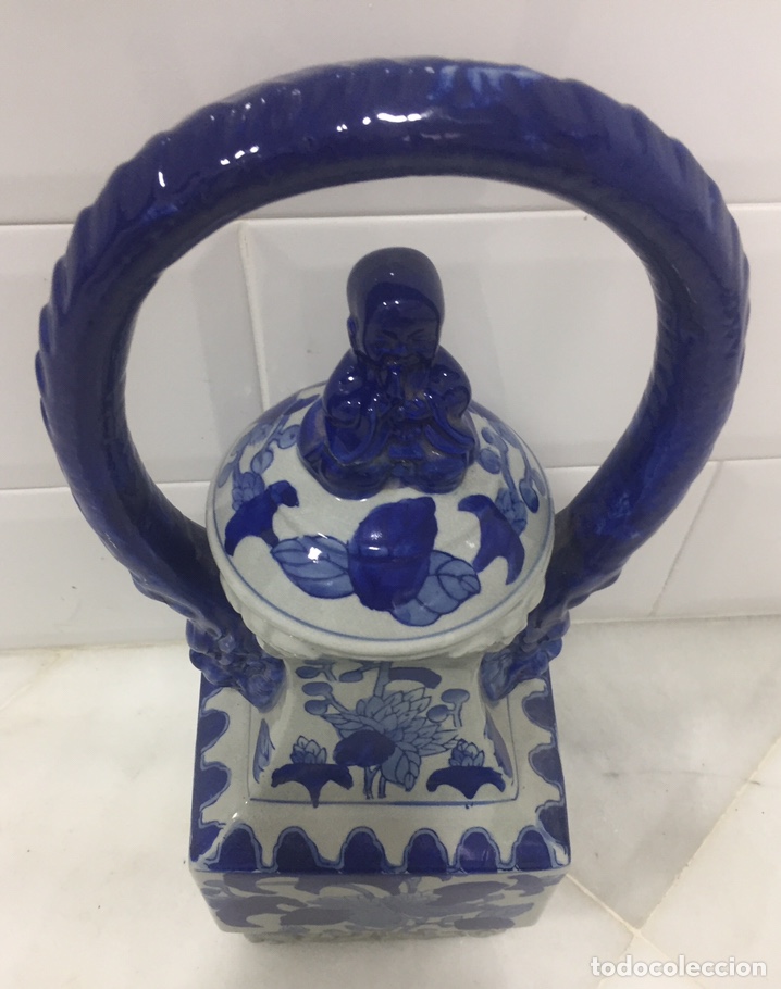 Antig&uuml;edades: ANTIGUO JARR&Oacute;N ORIENTAL SIGLO XIX - Foto 4
