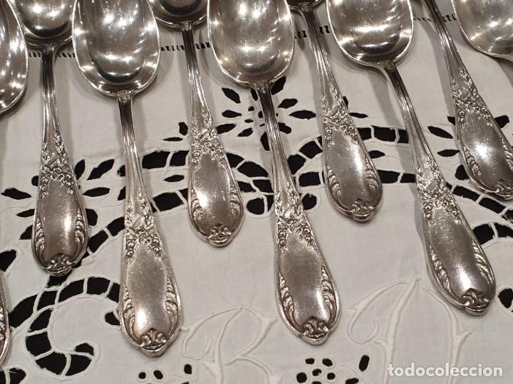 Antig&uuml;edades: 11 cucharas soperas grabadas con la inicial C. - Foto 7