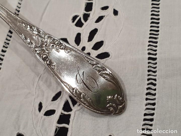 Antig&uuml;edades: 11 cucharas soperas grabadas con la inicial C. - Foto 8
