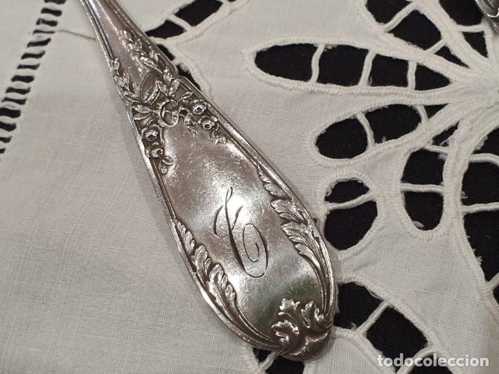 Antig&uuml;edades: 11 cucharas soperas grabadas con la inicial C. - Foto 15