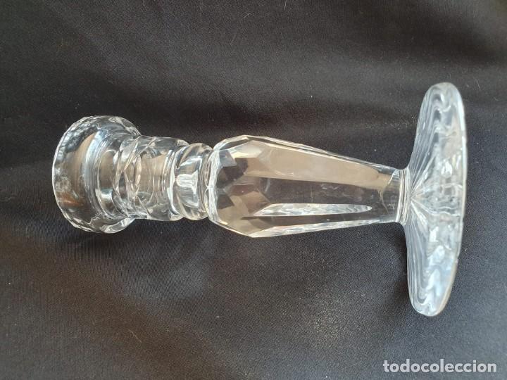 Antig&uuml;edades: Pareja candelabros cristal . - Foto 5