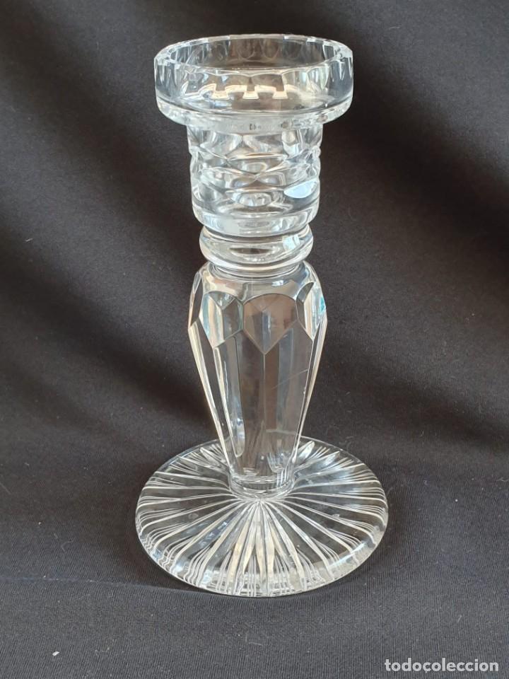 Antig&uuml;edades: Pareja candelabros cristal . - Foto 6