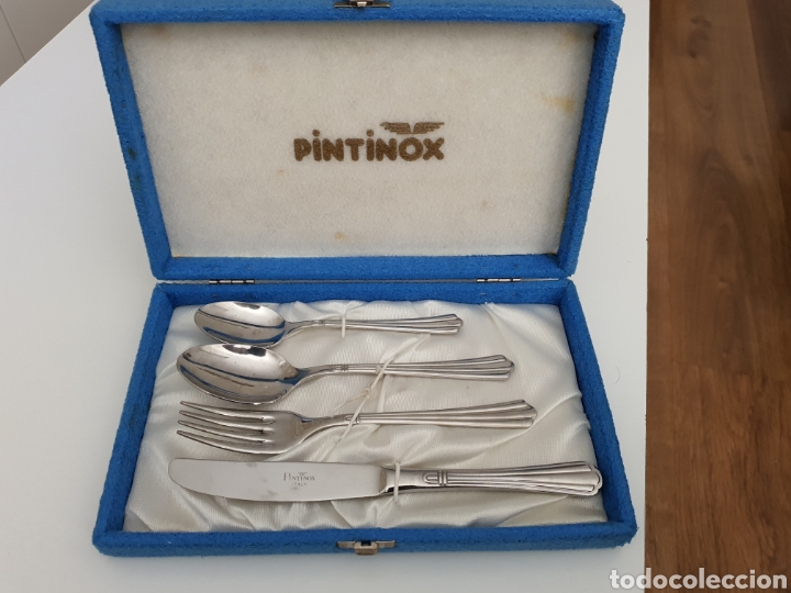Antiquit&auml;ten: estuche de cubiertos pintinox