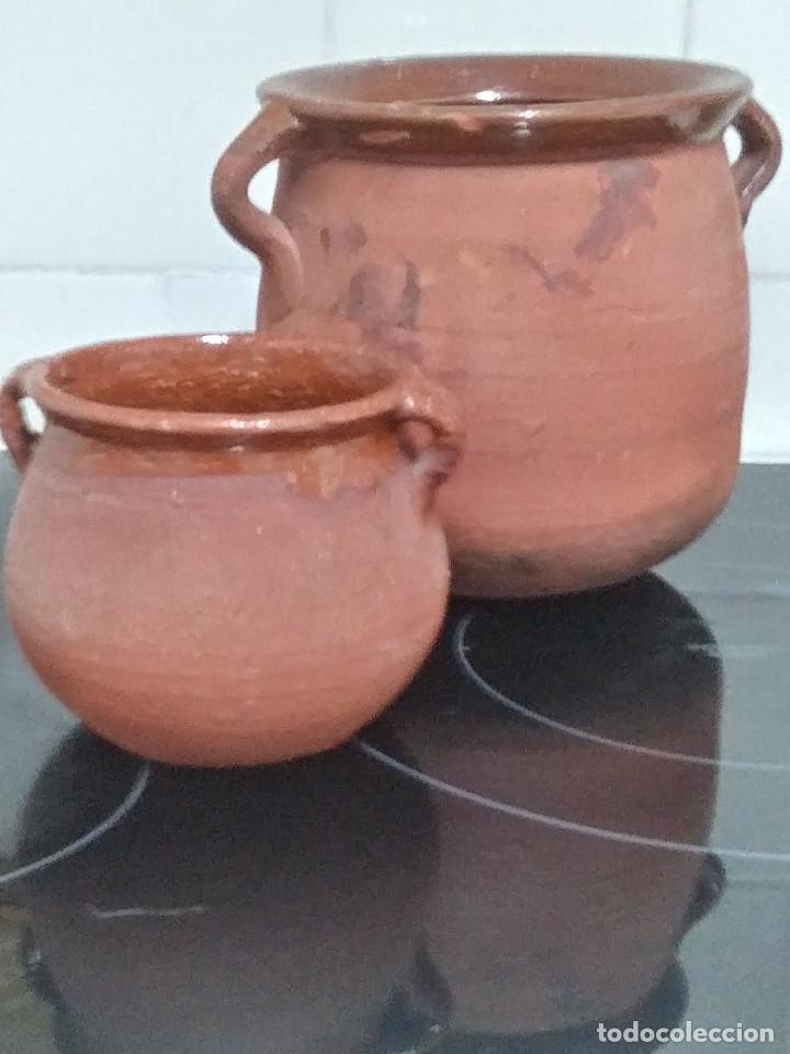 Antig&uuml;edades: antiguas ollas de barro varias piezas - Foto 13