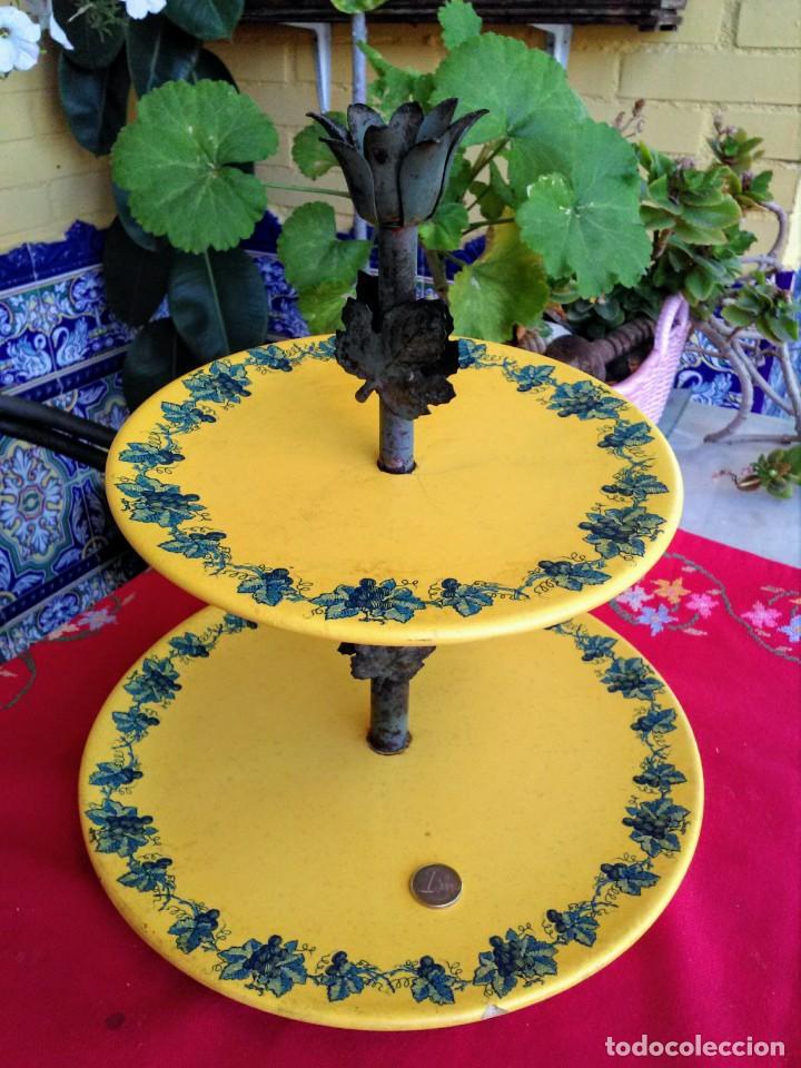 Antigüedades: Frutero antiguo de cerámica Arcola - Foto 1 - 214023712