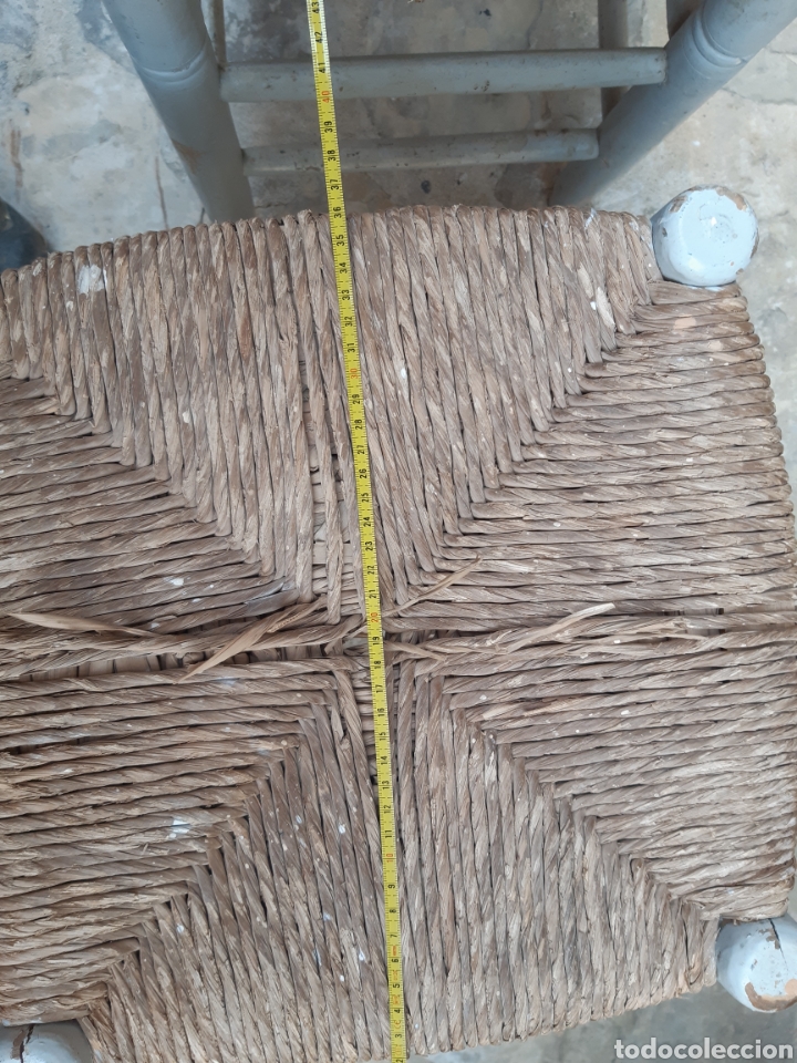 Antig&uuml;edades: Pareja taburetes madera - Foto 2