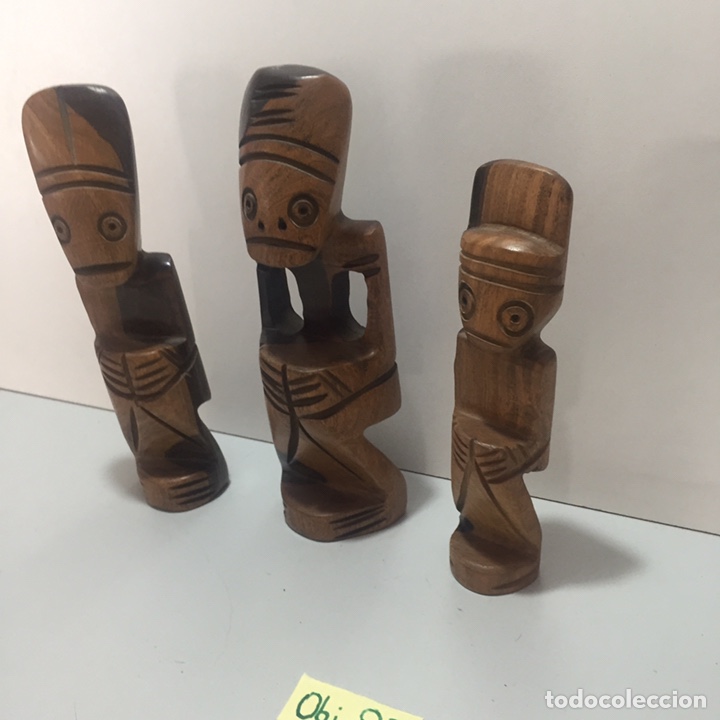 Antig&uuml;edades: Lote de figuras africanas - Foto 2