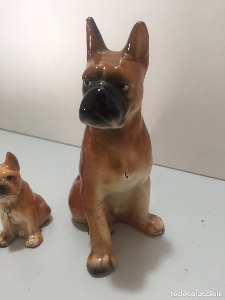 Antig&uuml;edades: Lote de perros de porcelana - Foto 2